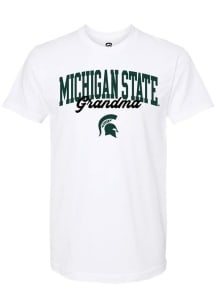 Michigan State Spartans White Summit Sportswear Grandma Short Sleeve T-Shirt