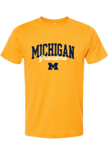 Michigan Wolverines Gold Summit Sportswear Grandma Short Sleeve T-Shirt