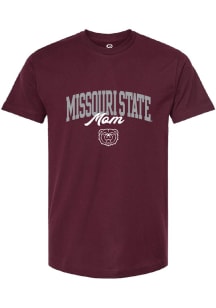 Summit Sportswear Missouri State Bears Womens Maroon Mom Short Sleeve T-Shirt