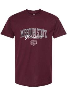 Summit Sportswear Missouri State Bears Womens Maroon Grandma Short Sleeve T-Shirt