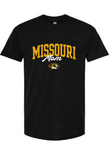 Summit Sportswear Missouri Tigers Womens Black Mom Short Sleeve T-Shirt