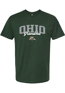 Summit Sportswear Ohio Bobcats Womens Green Grandma Short Sleeve T-Shirt