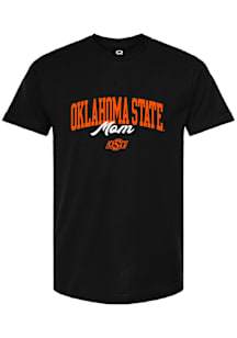 Summit Sportswear Oklahoma State Cowboys Womens Black Mom Short Sleeve T-Shirt