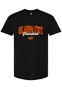 Summit Sportswear Oklahoma State Cowboys Womens Black Grandma Short Sleeve T-Shirt