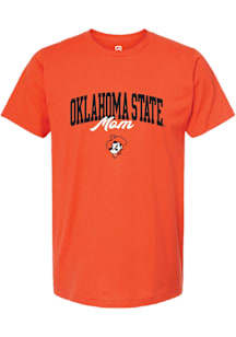 Summit Sportswear Oklahoma State Cowboys Womens Orange Mom Short Sleeve T-Shirt