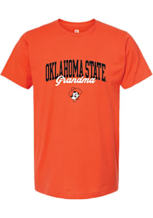 Summit Sportswear Oklahoma State Cowboys Womens Orange Grandma Short Sleeve T-Shirt