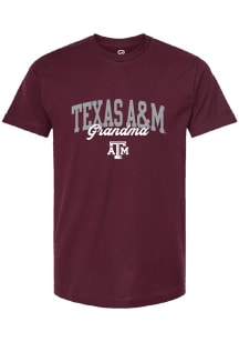Summit Sportswear Texas A&amp;M Aggies Womens Maroon Grandma Short Sleeve T-Shirt