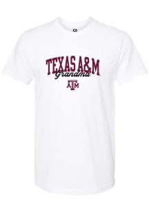 Summit Sportswear Texas A&amp;M Aggies Womens White Grandma Short Sleeve T-Shirt
