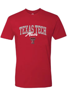 Summit Sportswear Texas Tech Red Raiders Womens Red Mom Short Sleeve T-Shirt