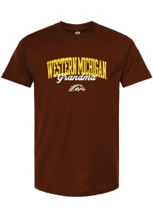 Western Michigan Broncos Brown Summit Sportswear Grandma Short Sleeve T-Shirt