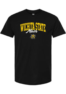 Summit Sportswear Wichita State Shockers Womens Black Mom Short Sleeve T-Shirt