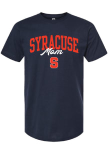Summit Sportswear Syracuse Orange Womens Navy Blue Mom Short Sleeve T-Shirt