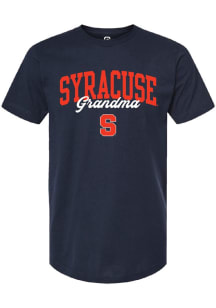 Summit Sportswear Syracuse Orange Womens Navy Blue Grandma Short Sleeve T-Shirt