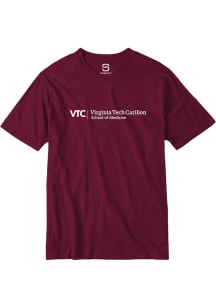 Summit Sportswear Virginia Tech Hokies Maroon Carilion School of Medicine Short Sleeve T Shirt