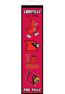 Louisville Cardinals 8x32 Heritage Banner