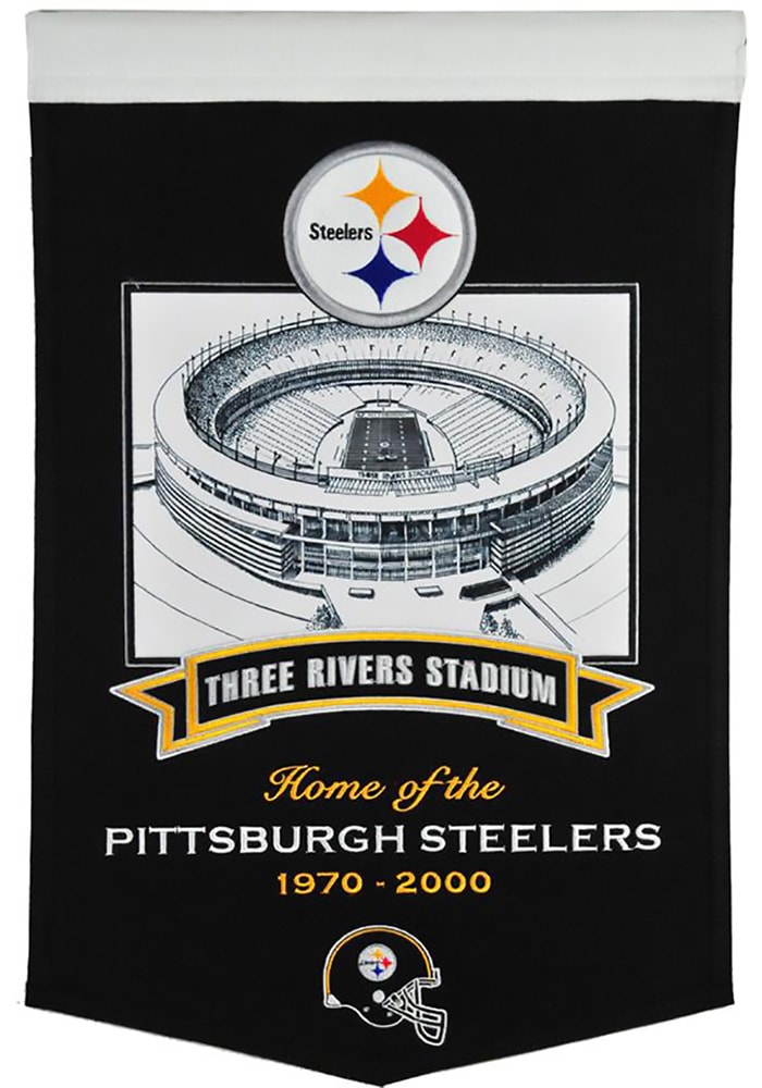 Pittsburgh Steelers Three Rivers Stadium Banner
