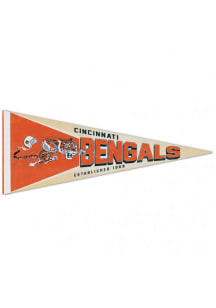 Cincinnati Bengals 12x30 inch Retro Pennant