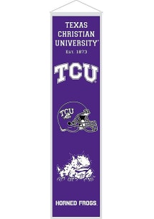 TCU Horned Frogs 8x32 Heritage Banner