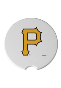 Pittsburgh Pirates Ceramic 2 Pack Car Coaster - Yellow