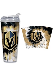 Vegas Golden Knights Tie Dye 24oz Tumbler - Black