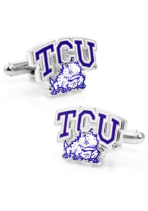 TCU Horned Frogs Logo Mens Cufflinks