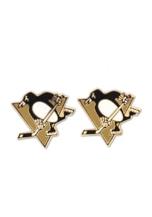 Pittsburgh Penguins Logo Post Womens Earrings
