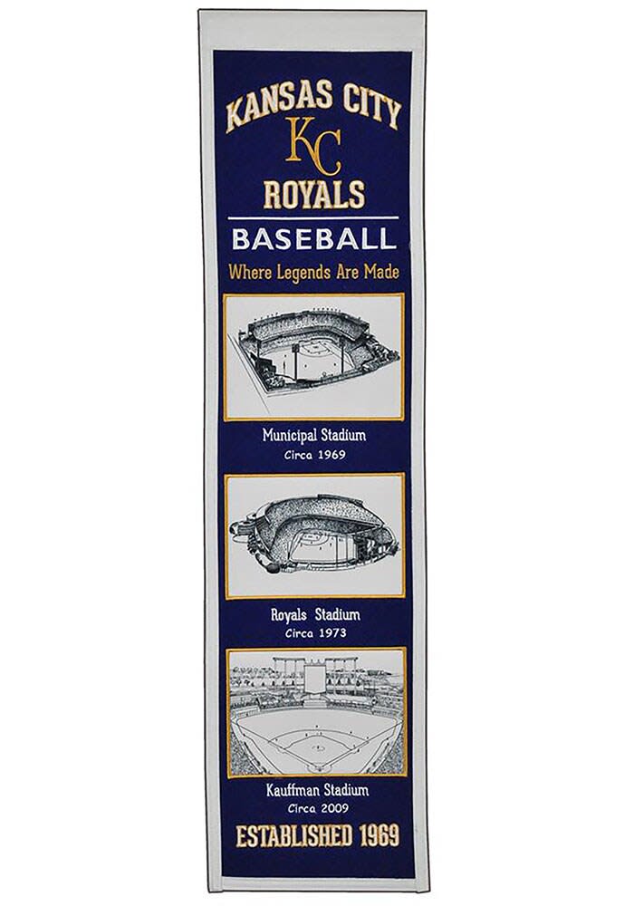 MLB Kansas City Royals 6x19 Stadium 3D View Banner