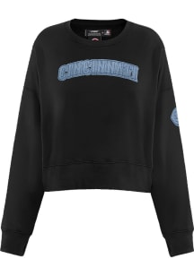 Pro Standard Cincinnati Reds Mens Black Varsity Blues Long Sleeve Fashion Sweatshirt