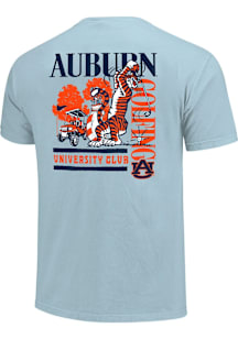 Auburn Tigers Light Blue Golf Course Mascot Short Sleeve T Shirt