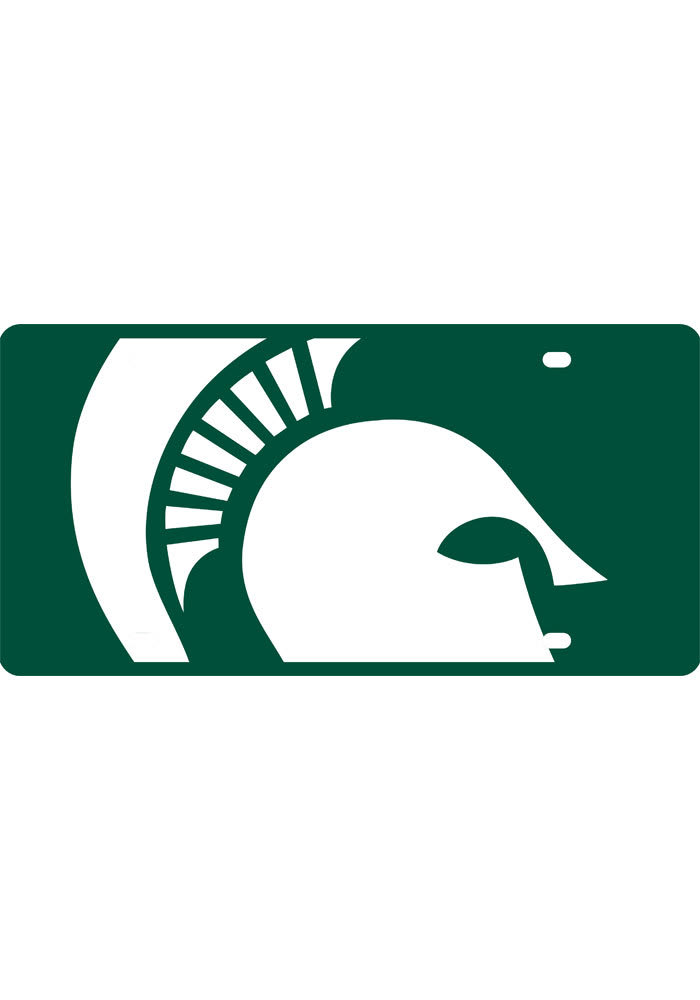 Michigan State Spartans Mega Logo Car Accessory License Plate