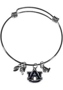 Auburn Tigers Charm Bangle Womens Bracelet