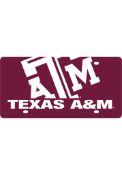 Texas A&M Aggies Mega Logo Car Accessory License Plate
