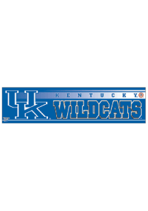 Kentucky Wildcats 3x12 Bumper Sticker - Blue