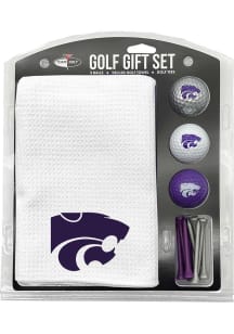 White K-State Wildcats Microfiber 16x40 Golf Gift Set
