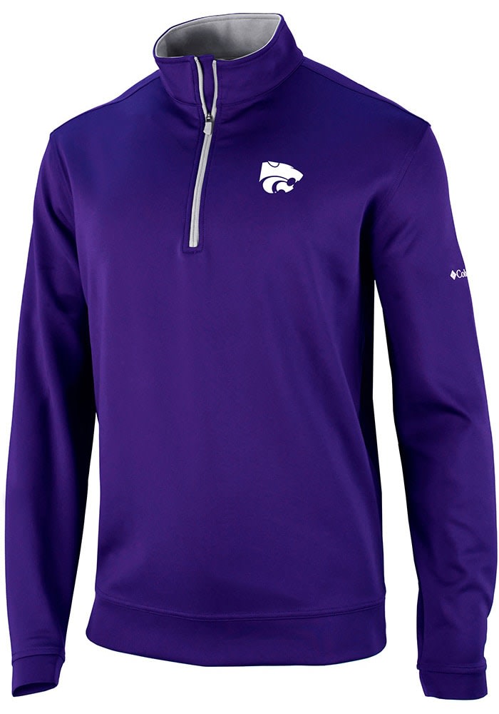 Columbia Mens PURPLE K-State Wildcats Heat Seal Omni Wick