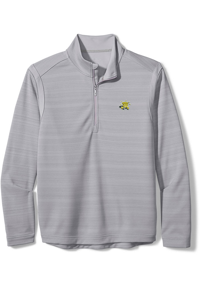 Tommy Bahama Wichita State Shockers Mens Charcoal Long Sleeve 1/4 Zip Pullover