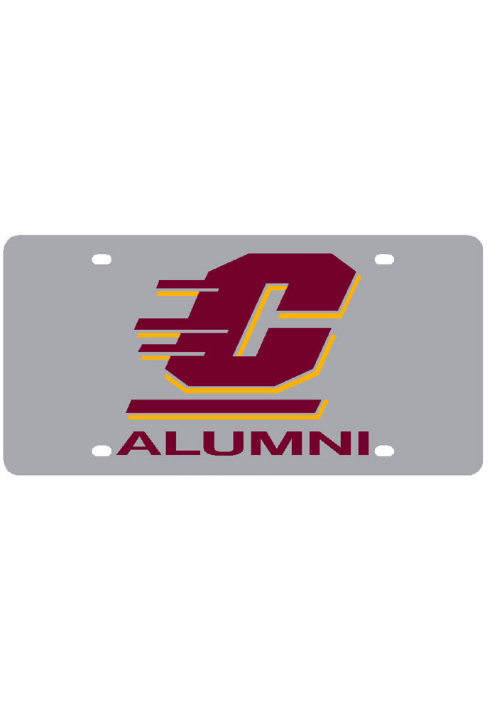 Central Michigan Chippewas Logo with Alumni Car Accessory License Plate