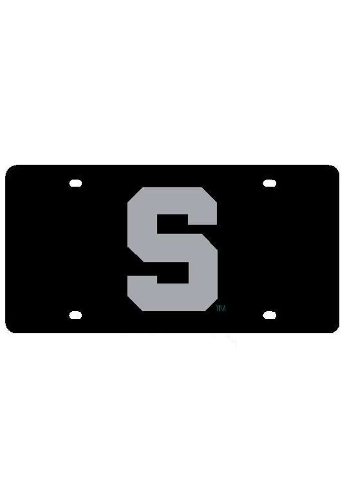 Michigan State Spartans Black Mascot Logo Car Accessory License Plate