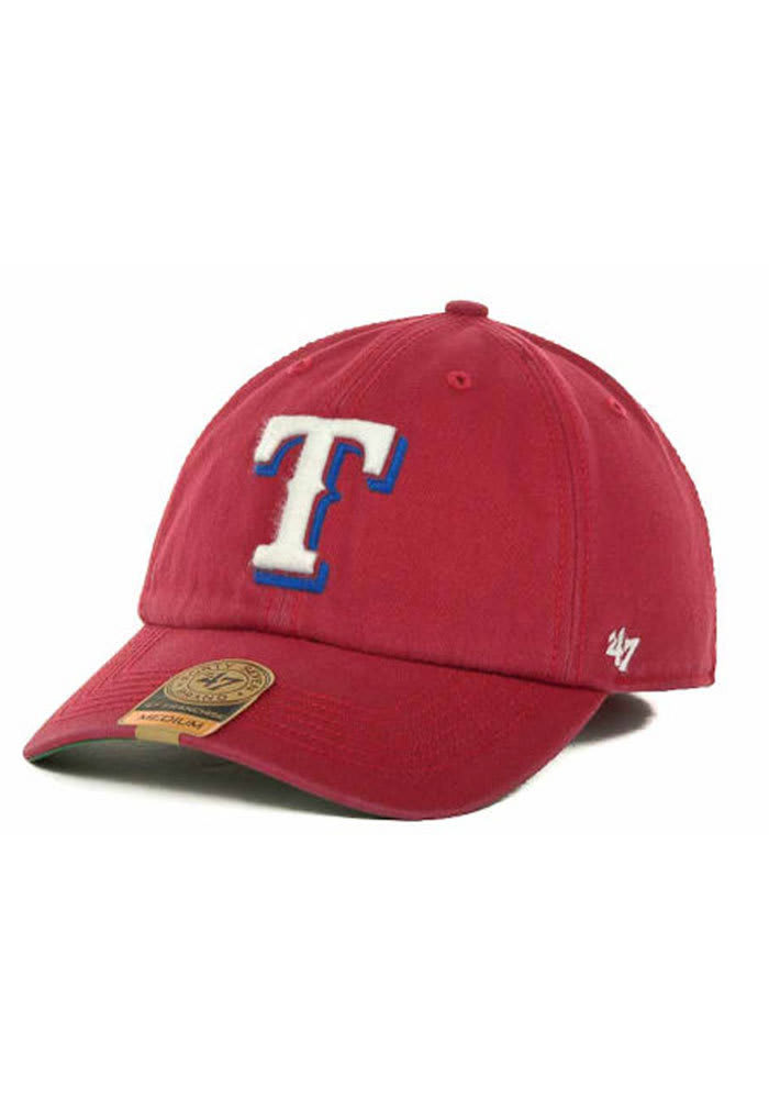 Texas Rangers 47 Franchise Red 47 Fitted Hat