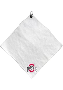 White Ohio State Buckeyes Microfiber 15x15 Golf Towel