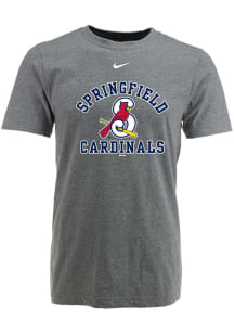 Springfield Cardinals Grey Cotton Tee Short Sleeve T Shirt
