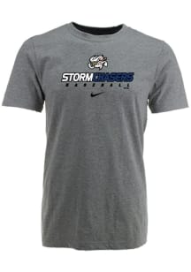 Omaha Storm Chasers Grey Cotton Tee Short Sleeve T Shirt