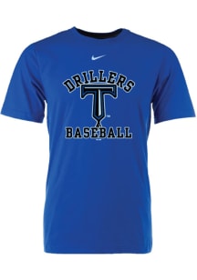 Tulsa Drillers Blue Cotton Tee Short Sleeve T Shirt