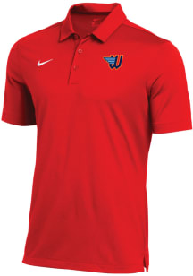 Wichita Wind Surge Mens Red Dry Franchise Short Sleeve Polo