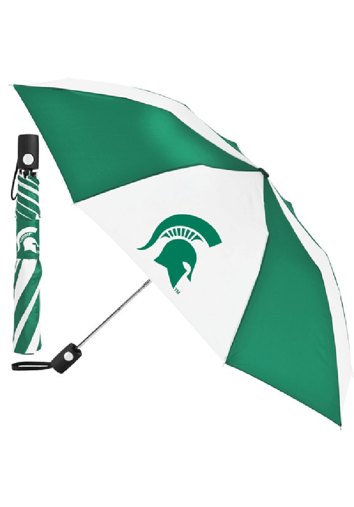 Michigan State Spartans Auto Fold Umbrella