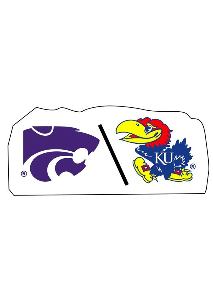 KU/KSU House Divided orders Porch Leaner, House Divided Porch Leaner, KU/KState House Divided, Jayhawks/Wildcats House Divided