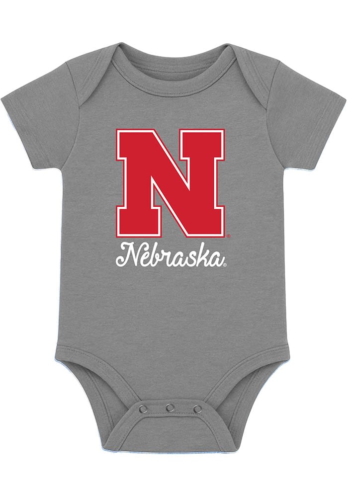 Vive La Fete Nebraska Cornhuskers Baby Red Ruffle Romper - 16160227