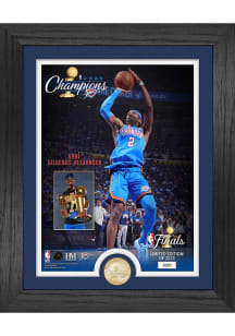 Shai Gilgeous-Alexander Oklahoma City Thunder 2025 NBA Finals Champions Trophy Raising Plaque