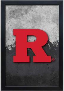 Black Rutgers Scarlet Knights Snap Frame LED Sign
