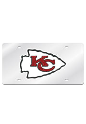 Kansas City Chiefs Glitter Team Logo Car Accessory License Plate